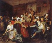 William Hogarth The Rake-s Progress the orgy oil painting reproduction